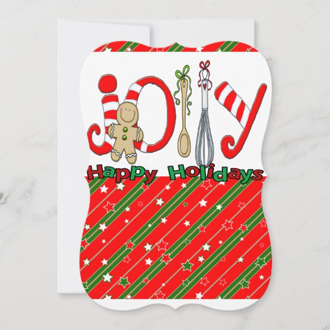 Joyeuses Fêtes Noël Appartement Carte de voeux (Devant)