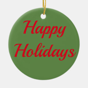 Joyeuses fêtes Ornements