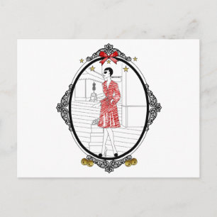 Joyeuses Fêtes Postkarte