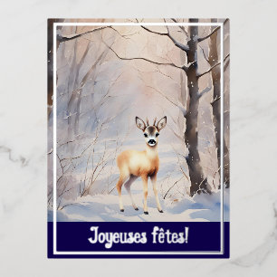 Joyeuses fêtes - roe ire no2 folien feiertagspostkarte