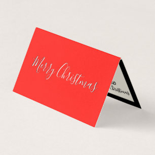 Joyeuses Mini cartes Noël personnalisez la note pe