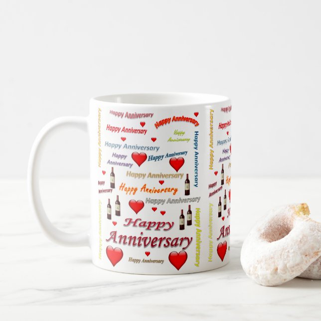 Joyeuses Mugs d'anniversaire (Avec donut)