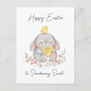 Joyeuses Pâques à Somebunny Sweet Carte de Pâques
