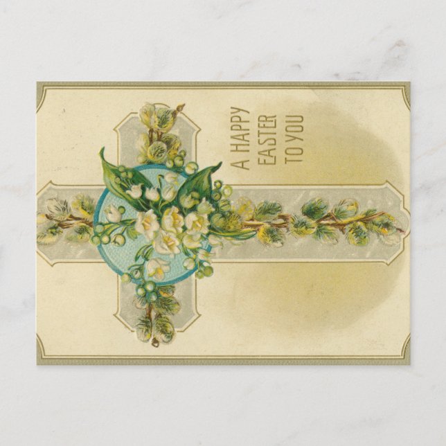 Joyeuses Pâques à Vous - Carte Postale Antique,  (Devant)