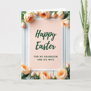 Joyeuses Pâques Carte pour Petit-Fils et Belle-Fil
