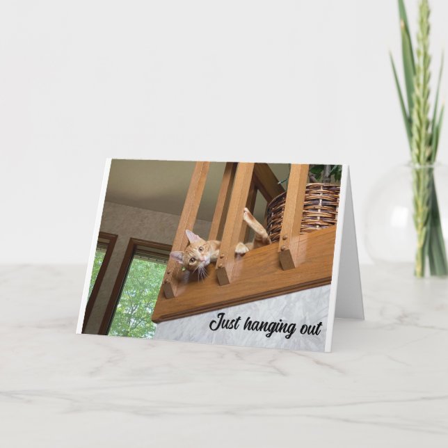 "JOYEUSES PÂQUES" DE CARTE DE CHAT À SUSPENDRE (Devant)