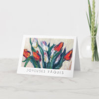 Joyeuses Pâques. Fine Art Oaster Card auf Französi