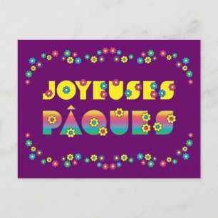 Joyeuses Pâques Postkarte