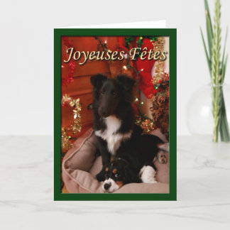 Joyeuses Partys Feiertagskarte