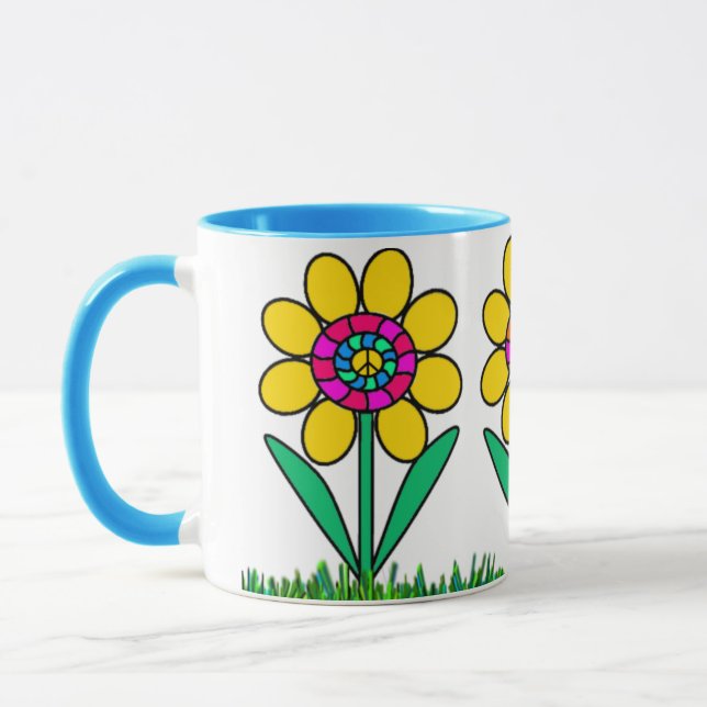 Joyeuses salades de paix Mug (Gauche)