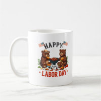 Joyeuses tasses de viande de la Fête du Travail