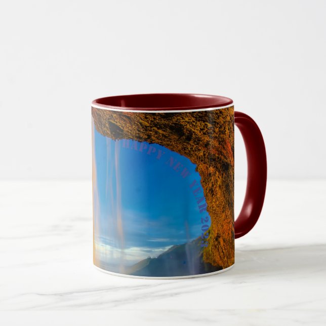 Joyeuses tasses du Nouvel An 2025 (Devant droit)