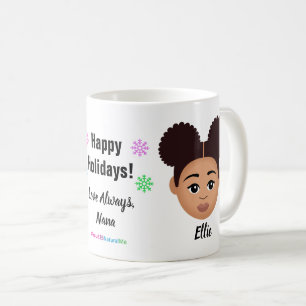Joyeuses Vacances Naturelles Hair Coffee Mug