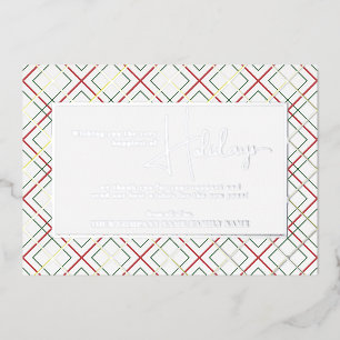 Joyeuses vacances Nouvel An Entreprise Plaid Entre