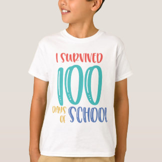 joyeux 100e jour de l'école enfants tshirts