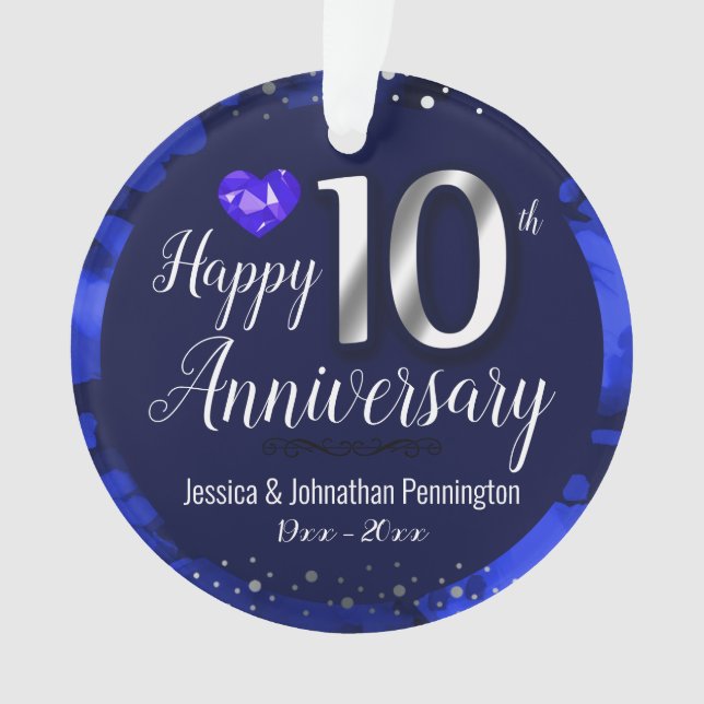 Joyeux 10e anniversaire de Mariage (devant)