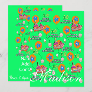 Joyeux 10e anniversaire Invitation Anniversaire #1