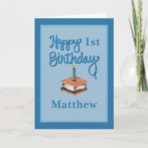 Joyeux 1er anniversaire et nombreuses cartes de vœ