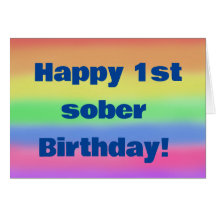 Joyeux 1er anniversaire sobre
