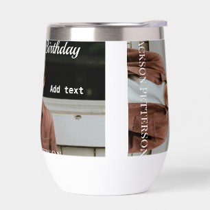 Joyeux 20e anniversaire simple photo ajouter nom d