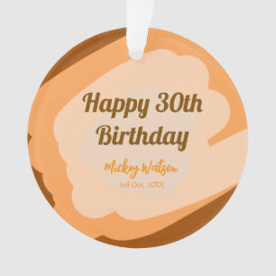 Joyeux 30e anniversaire rustique en bois Halloween