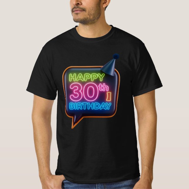 Joyeux 30e anniversaire T-shirt (Devant)