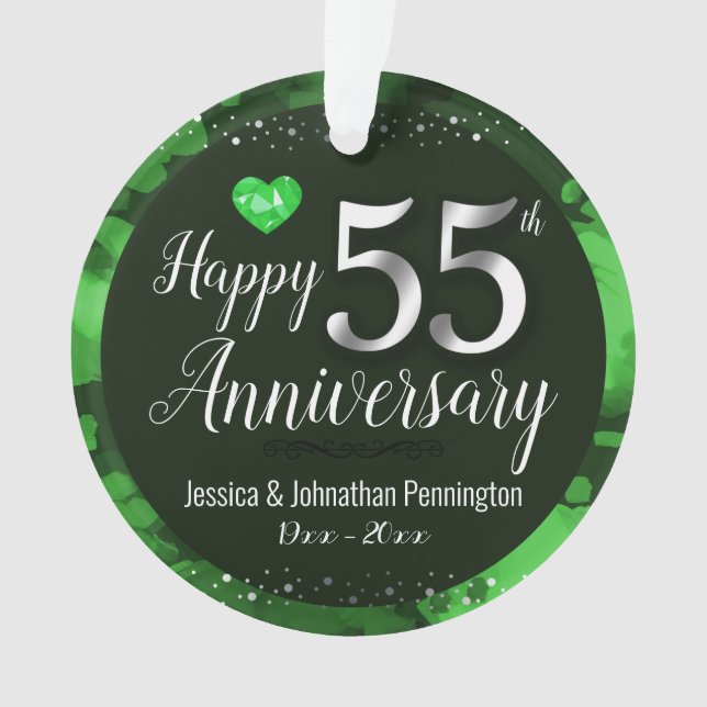 Joyeux 55e anniversaire de Mariage (devant)