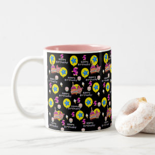 Joyeux 5 Anniversaire Mug Balloons #5 Anniversaire