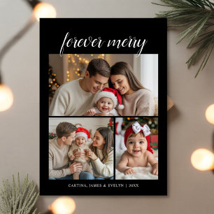 Joyeux à jamais – Carte de vacances festive à cadr
