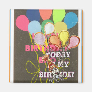 Joyeux Aimants Fridge Anniversaire