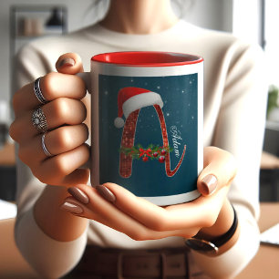 Joyeux alphabet de Noël _A_ Mug