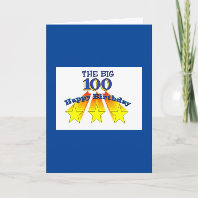 Joyeux Anniversaire 100 Carte chrétienne (Devant)