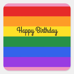 Joyeux Anniversaire Arc-en-ciel #1 Stickers