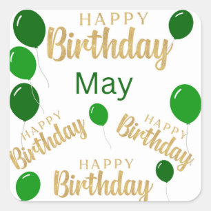 Joyeux anniversaire Autocollant anniversaires de m