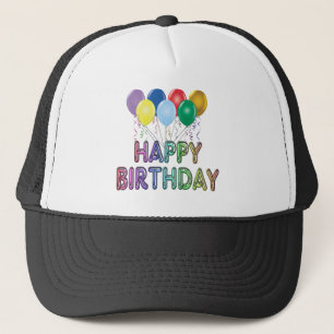 Joyeux anniversaire avec le casquette