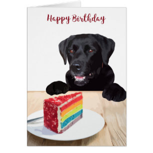 Joyeux anniversaire Black Labrador Retriever - mig