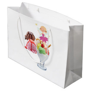 Joyeux Anniversaire Cadeau Sac Fée glace crème