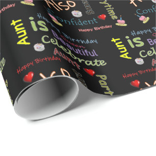 Joyeux Anniversaire Cadeau Tante Papier Enveloppem