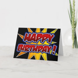 Joyeux anniversaire ! Carte de vœux