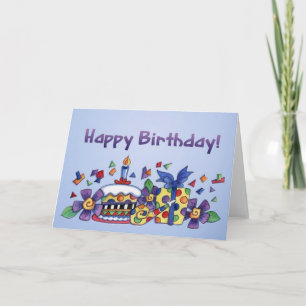 Joyeux anniversaire - Carte de voeux