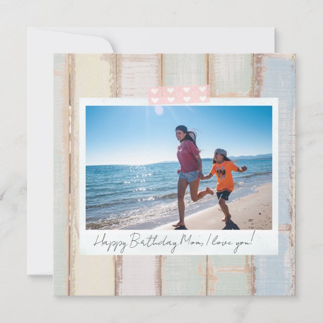 Joyeux Anniversaire Carte photo & Instant Téléchar (Devant)