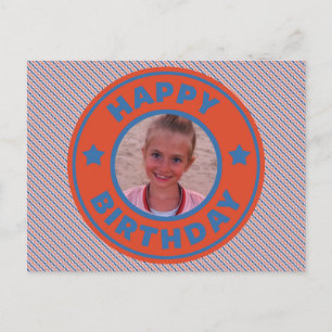 Joyeux anniversaire Carte photo personnalisable