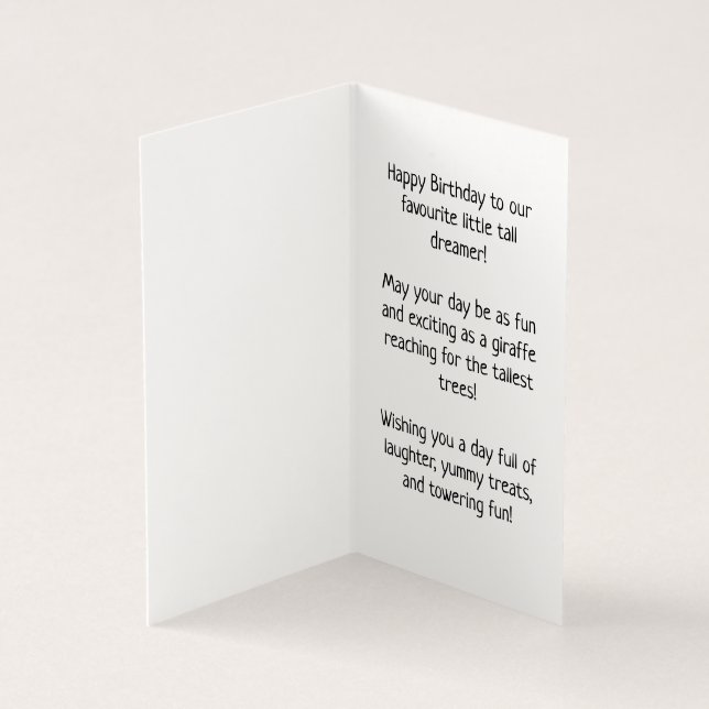 Joyeux anniversaire - Carte pour enfants (Inside)