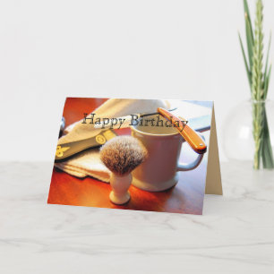 Joyeux Anniversaire, Carte Razor Stright Edge