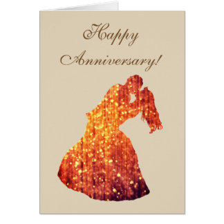 Joyeux Anniversaire Couple d'or, Carte postale Kis