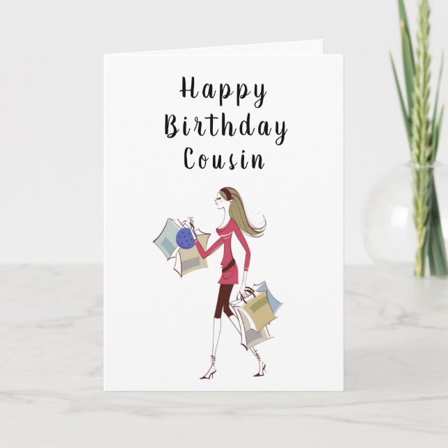 JOYEUX ANNIVERSAIRE ***COUSIN*** CARTE (Devant)