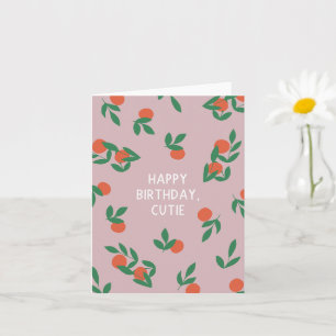Joyeux Anniversaire, Cutie ! - Carte de voeux Clem