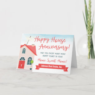 Joyeux Anniversaire De Maison De Realtor Merci Car