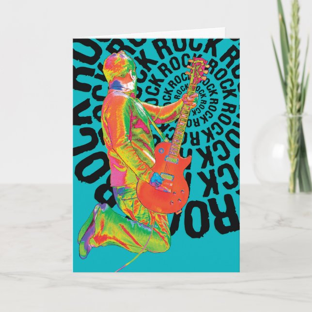 Joyeux anniversaire de Rockin ! Carte (Devant)