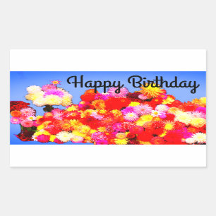 Joyeux anniversaire Divers Dahlias #2-3 Stickers